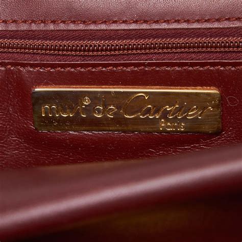 cartier leather goods|must de cartier handbag.